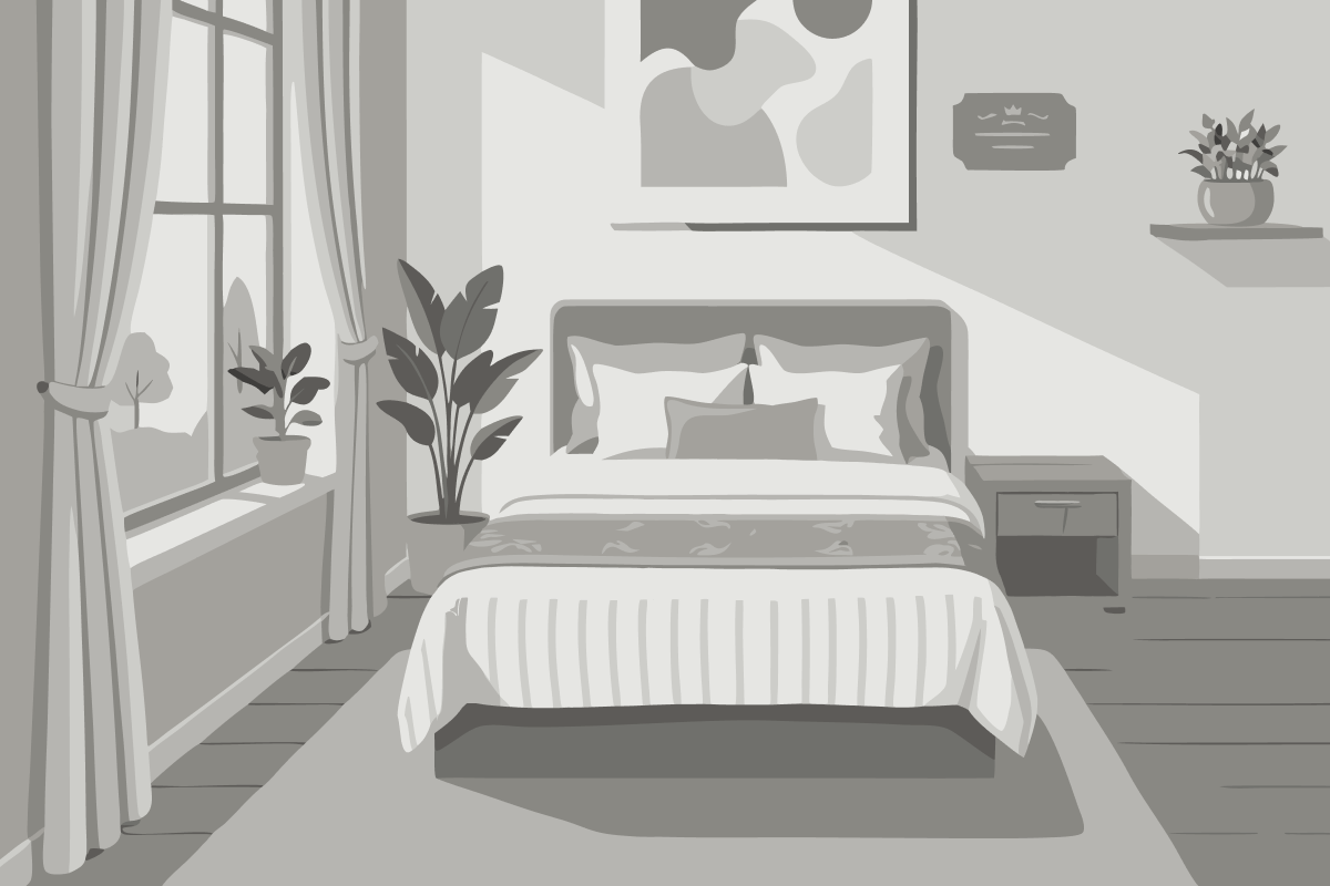 Habitación Estándar con cama grande y vistas a la piscina - no fumadores